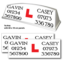 The Curver Roof Sign - Graphic Advantage Tri-Pak